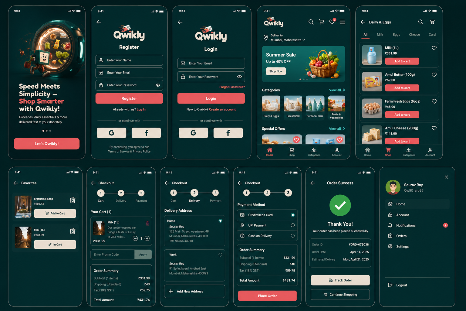 Qwikly Web Platform